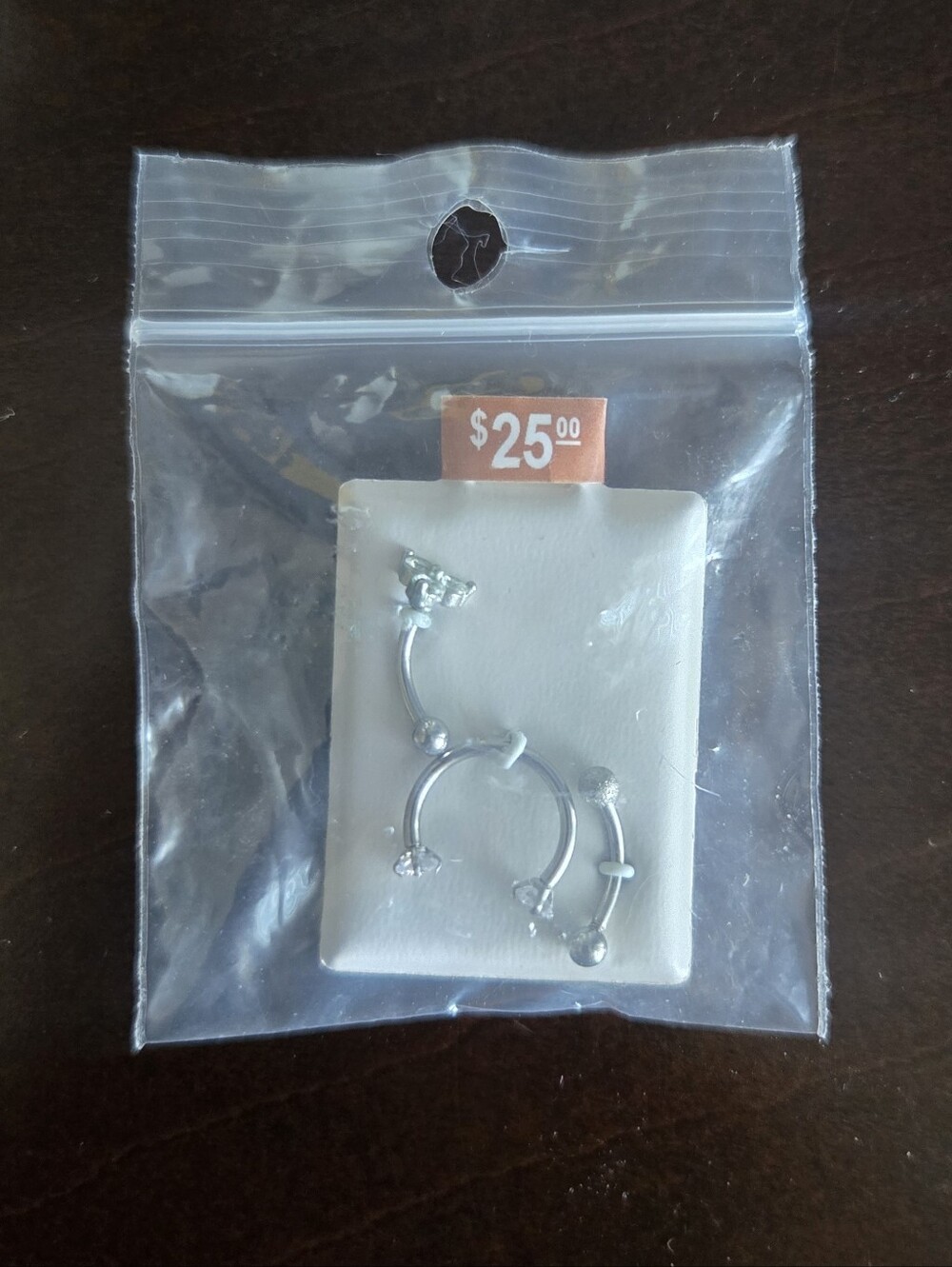 Sterling Silver Hoop and Stud Jewlery Set - Helix, Septum, Rook, Navel Piercings